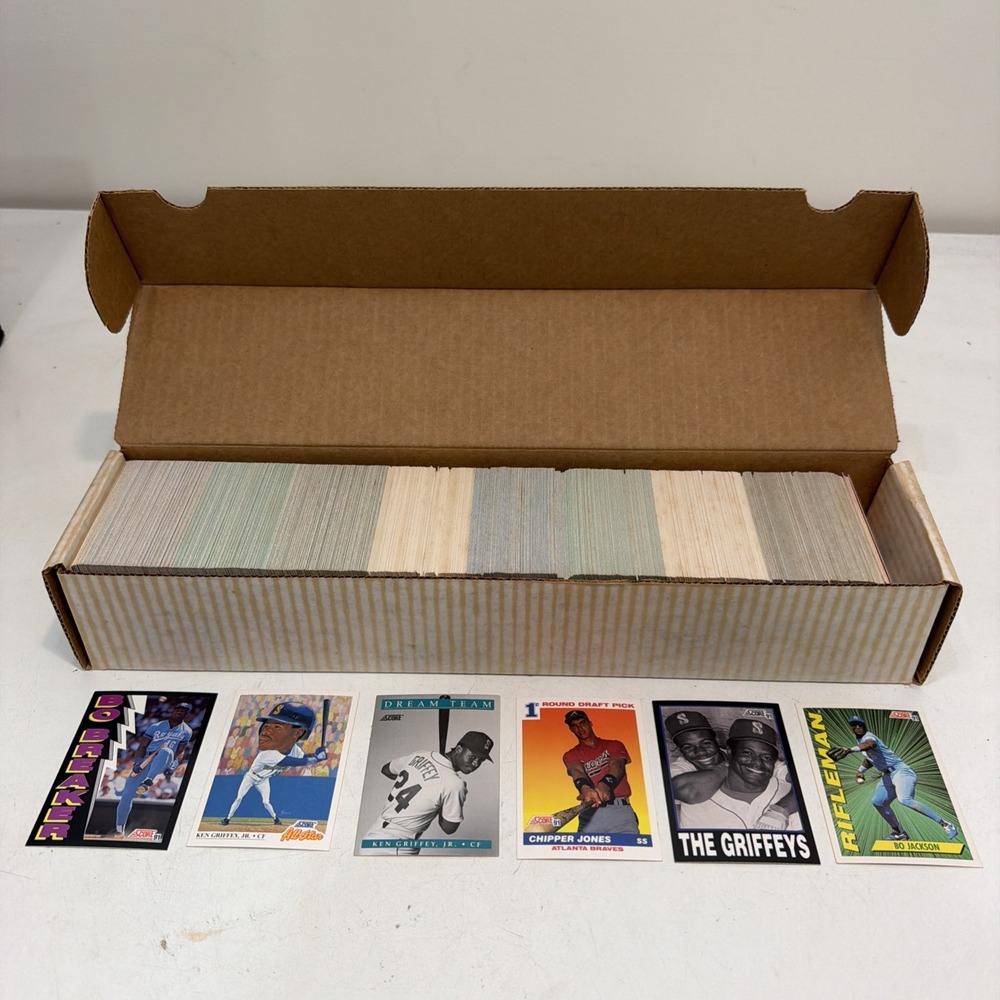 1991 Score MLB Baseball Cards Collector Set Ungraded Project!